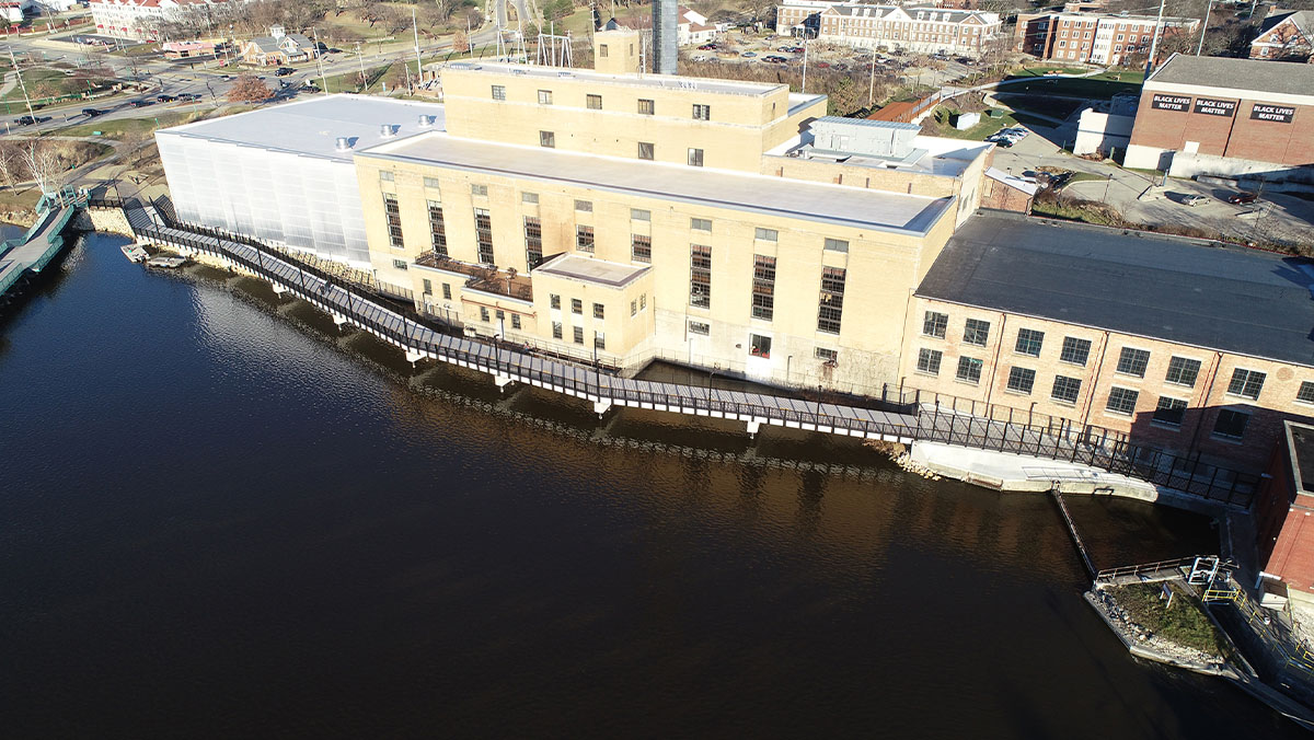 Beloit College Powerhouse Riverwalk & Expansion