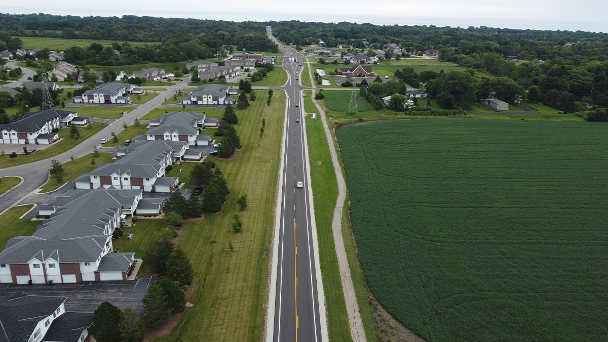 County Highway E Mill and Overlay