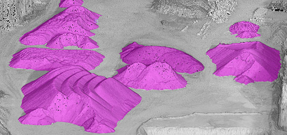 quarry pile quantities